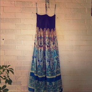Earthbound maxi halter dress